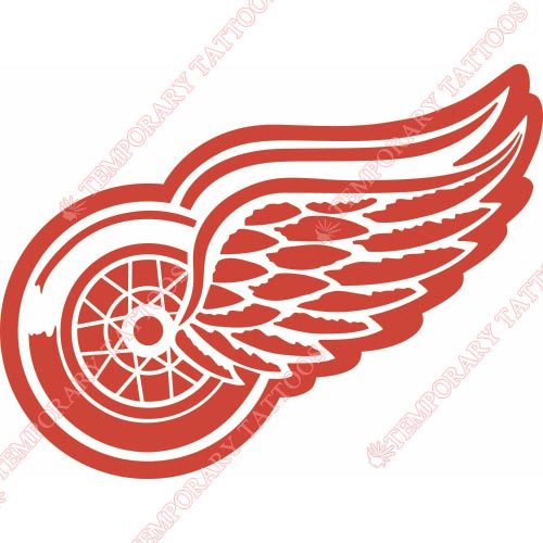 Detroit Red Wings Customize Temporary Tattoos Stickers NO.139
